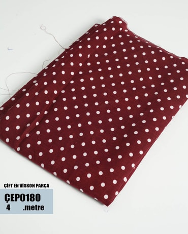 ÇİFT En Pamuk Viskon Parça Kumaş ÇEP0180-80ÇEP0180