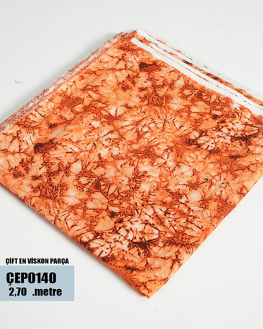 ÇİFT En Pamuk Viskon Parça Kumaş ÇEP0140-40ÇEP0140