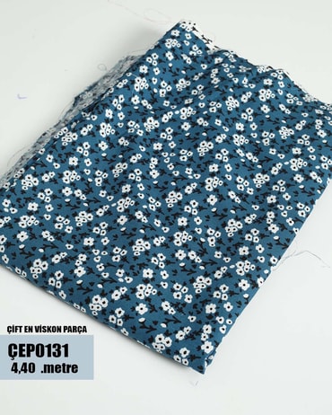 ÇİFT En Pamuk Viskon Parça Kumaş ÇEP0131-31ÇEP0131