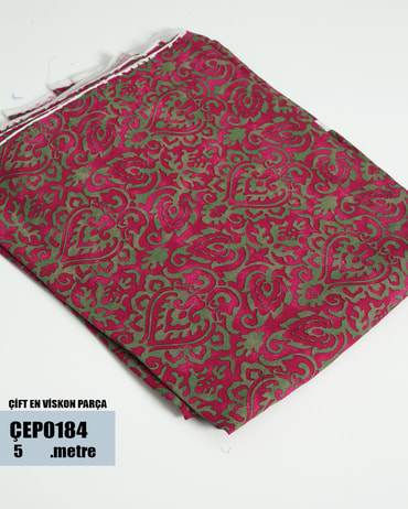 ÇİFT En Pamuk Viskon Parça Kumaş ÇEP0184-84ÇEP0184