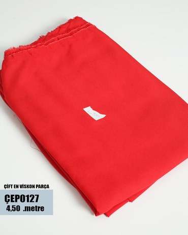 ÇİFT En Pamuk Viskon Parça Kumaş ÇEP0127-27ÇEP0127