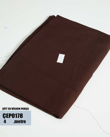 ÇİFT En Pamuk Viskon Parça Kumaş ÇEP0178-78ÇEP0178