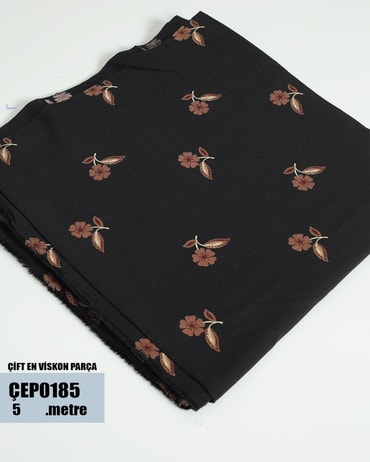 ÇİFT En Pamuk Viskon Parça Kumaş ÇEP0185-85ÇEP0185