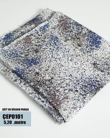 ÇİFT En Pamuk Viskon Parça Kumaş ÇEP0101-1ÇEP0101