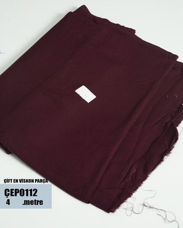 ÇİFT En Pamuk Viskon Parça Kumaş ÇEP0112-12ÇEP0112