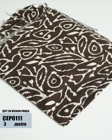 ÇİFT En Pamuk Viskon Parça Kumaş ÇEP0111-11ÇEP0111