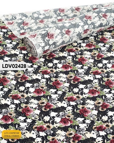 Dar En Pamuk Viskon Kumaş ( TEK EN ) 90cm-LDV02428LDV02428