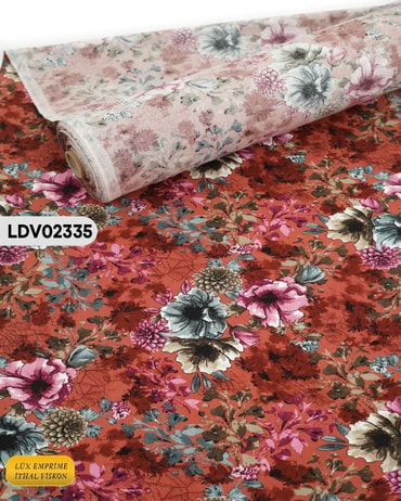 Dar En Pamuk Viskon Kumaş ( TEK EN ) 90cm-LDV02335LDV02335