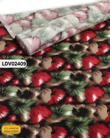 Dar En Pamuk Viskon Kumaş ( TEK EN ) 90cm-LDV02409LDV02409
