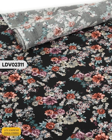 Dar En Pamuk Viskon Kumaş ( TEK EN ) 90cm-LDV02311LDV02311