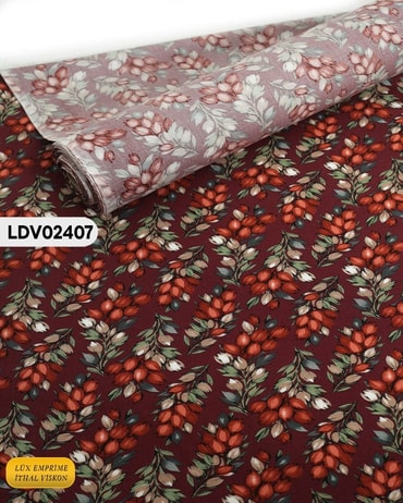Dar En Pamuk Viskon Kumaş ( TEK EN ) 90cm-LDV02407LDV02407