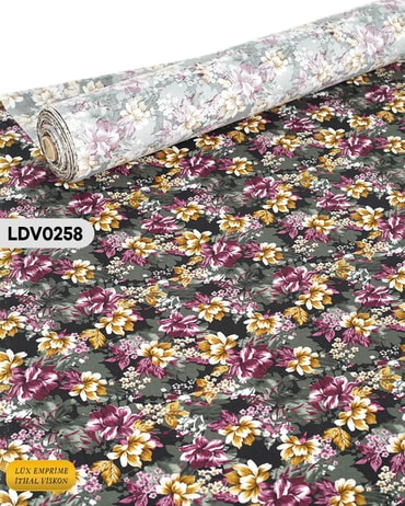 Dar En Pamuk Viskon Kumaş ( TEK EN ) 90cm-LDV0258LDV0258