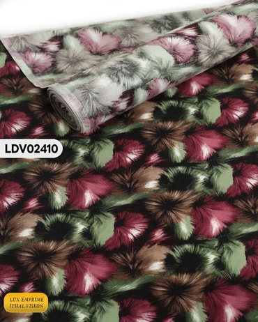 Dar En Pamuk Viskon Kumaş ( TEK EN ) 90cm-LDV02410LDV02410