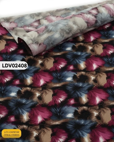 Dar En Pamuk Viskon Kumaş ( TEK EN ) 90cm-LDV02408LDV02408