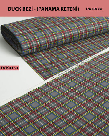 Desenli Duck Bezi (Panama Keteni) Kumaş En 180 cm-DCK0130-30DCK0130