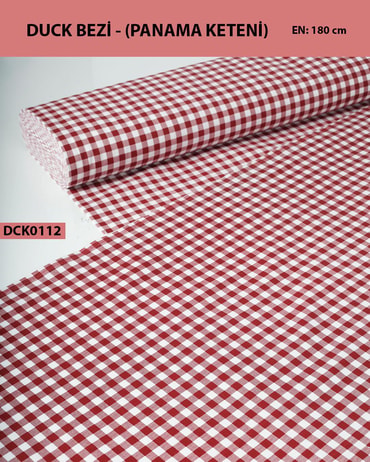 Desenli Duck Bezi (Panama Keteni) Kumaş En 180 cm-DCK0112-12DCK0112