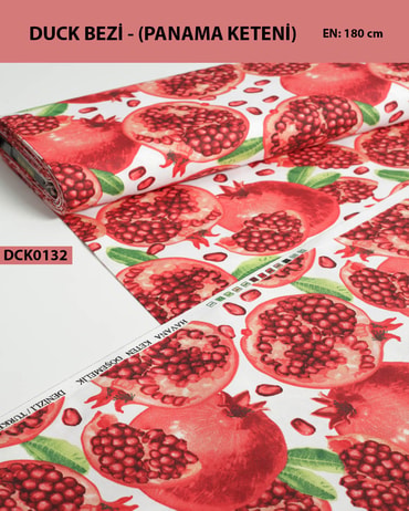 Desenli Duck Bezi (Panama Keteni) Kumaş En 180 cm-DCK0132-32DCK0132
