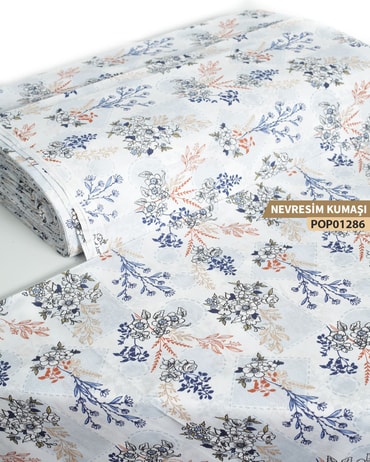 DESENLİ Poplin Nevresim Kumaşı En 240 cm-POP01286-286POP01286