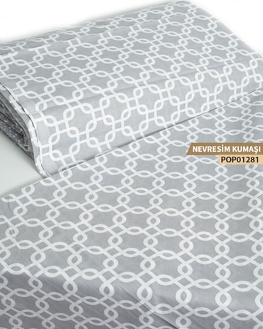DESENLİ Poplin Nevresim Kumaşı En 240 cm-POP01281-281POP01281
