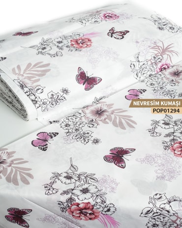 DESENLİ Poplin Nevresim Kumaşı En 240 cm-POP01294-294POP01294