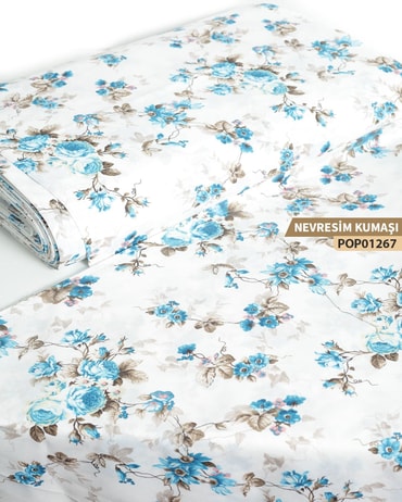 DESENLİ Poplin Nevresim Kumaşı En 240 cm-POP01267-267POP01267