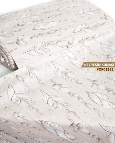 DESENLİ Poplin Nevresim Kumaşı En 240 cm-POP01262-262POP01262