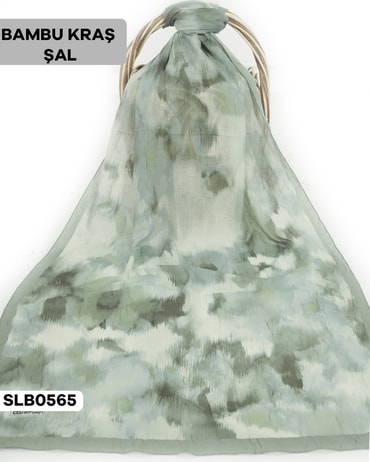 Desenli Soft Bambu Kraş Şal SLB0565-2534SLB0565