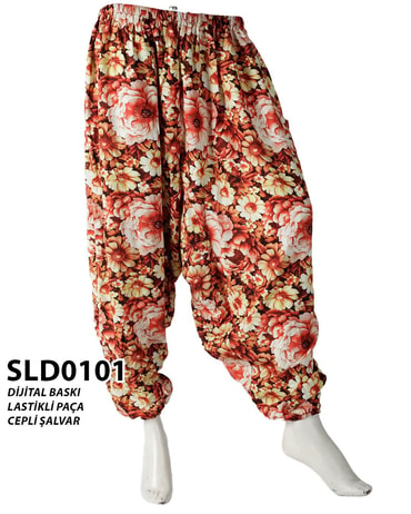 Digital Baskı Anadolu Şalvar ( Cepli ) SLD0101-8102SLD0101