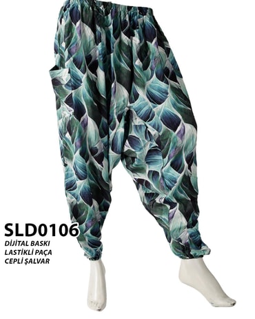 Digital Baskı Anadolu Şalvar ( Cepli ) SLD0106-8108SLD0106