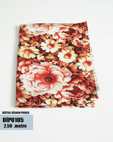 DİJİTAL Viskon Parça Kumaş DİP0105-5DİP0105