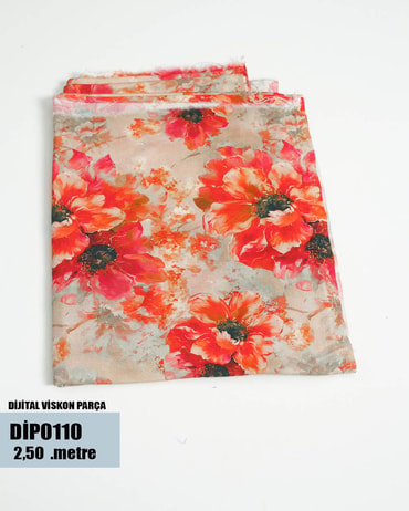 DİJİTAL Viskon Parça Kumaş DİP0110-10DİP0110