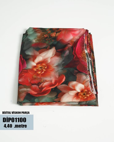 DİJİTAL Viskon Parça Kumaş DİP01100-100DİP01100