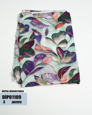 DİJİTAL Viskon Parça Kumaş DİP01109-109DİP01109