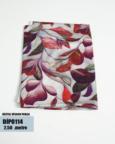 DİJİTAL Viskon Parça Kumaş DİP0114-14DİP0114