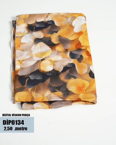DİJİTAL Viskon Parça Kumaş DİP0134-34DİP0134