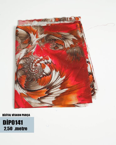 DİJİTAL Viskon Parça Kumaş DİP0141-41DİP0141