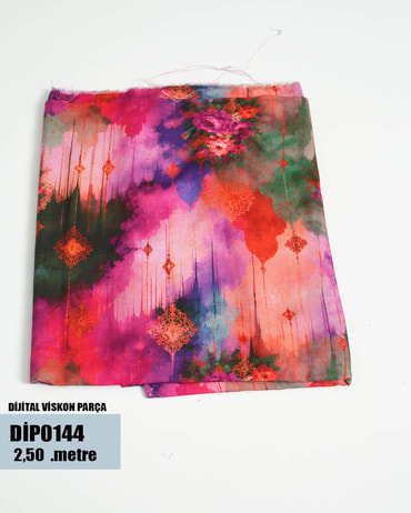 DİJİTAL Viskon Parça Kumaş DİP0144-44DİP0144