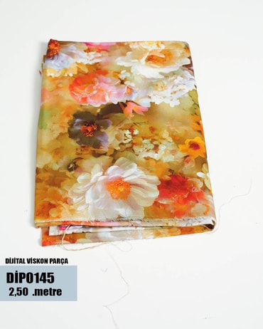 DİJİTAL Viskon Parça Kumaş DİP0145-45DİP0145