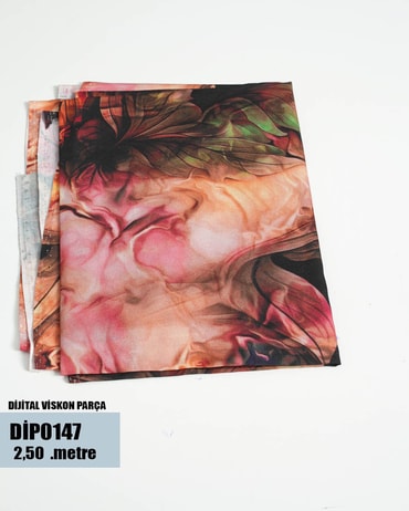 DİJİTAL Viskon Parça Kumaş DİP0147-47DİP0147