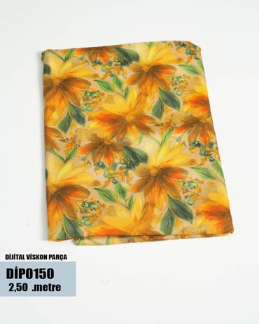 DİJİTAL Viskon Parça Kumaş DİP0150-50DİP0150