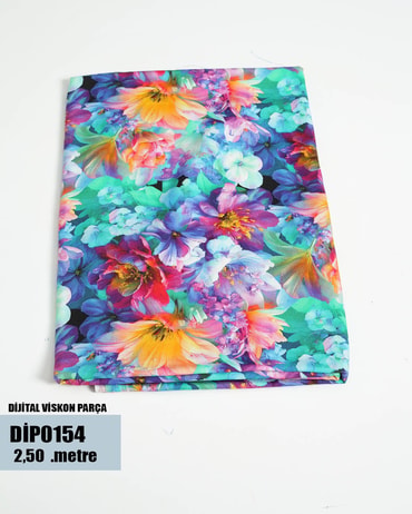 DİJİTAL Viskon Parça Kumaş DİP0154-54DİP0154