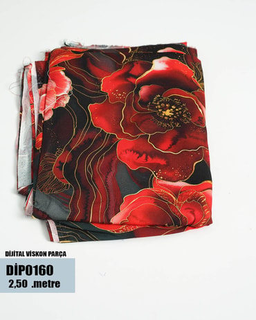 DİJİTAL Viskon Parça Kumaş DİP0160-60DİP0160