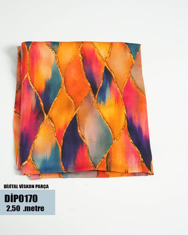 DİJİTAL Viskon Parça Kumaş DİP0170-70DİP0170