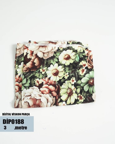 DİJİTAL Viskon Parça Kumaş DİP0188-88DİP0188
