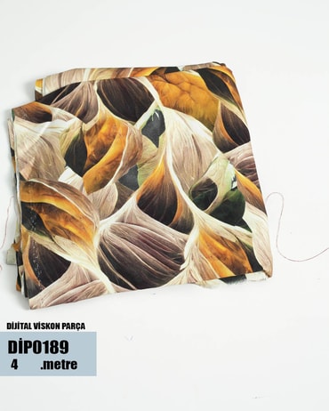 DİJİTAL Viskon Parça Kumaş DİP0189-89DİP0189