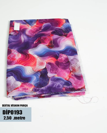 DİJİTAL Viskon Parça Kumaş DİP0193-93DİP0193