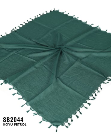 DİMİ 110*110 CM COTTON SÖKME BONCUKLU EŞARP SB2044-6121SB2044