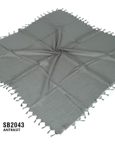 DİMİ 110*110 CM COTTON SÖKME BONCUKLU EŞARP SB2043-6120SB2043