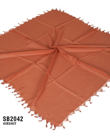 DİMİ 110*110 CM COTTON SÖKME BONCUKLU EŞARP SB2042-6119SB2042