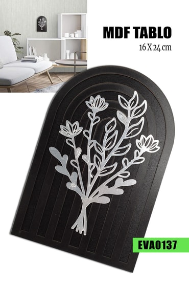 Kampanyalı 3 katlı Lazer Kesim tablo 16x24cm Eva0137-32705Eva0137-32705